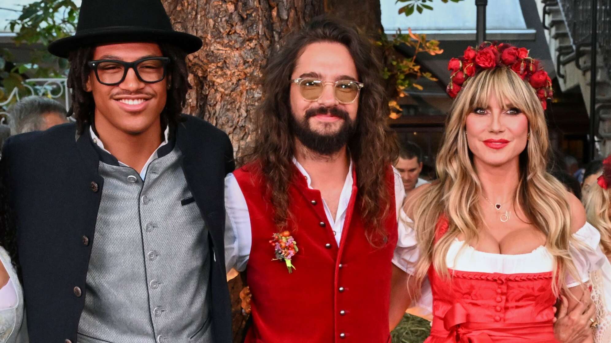 Heidi Klum mit Sohn Henry und Ehemann Tom Kaulitz