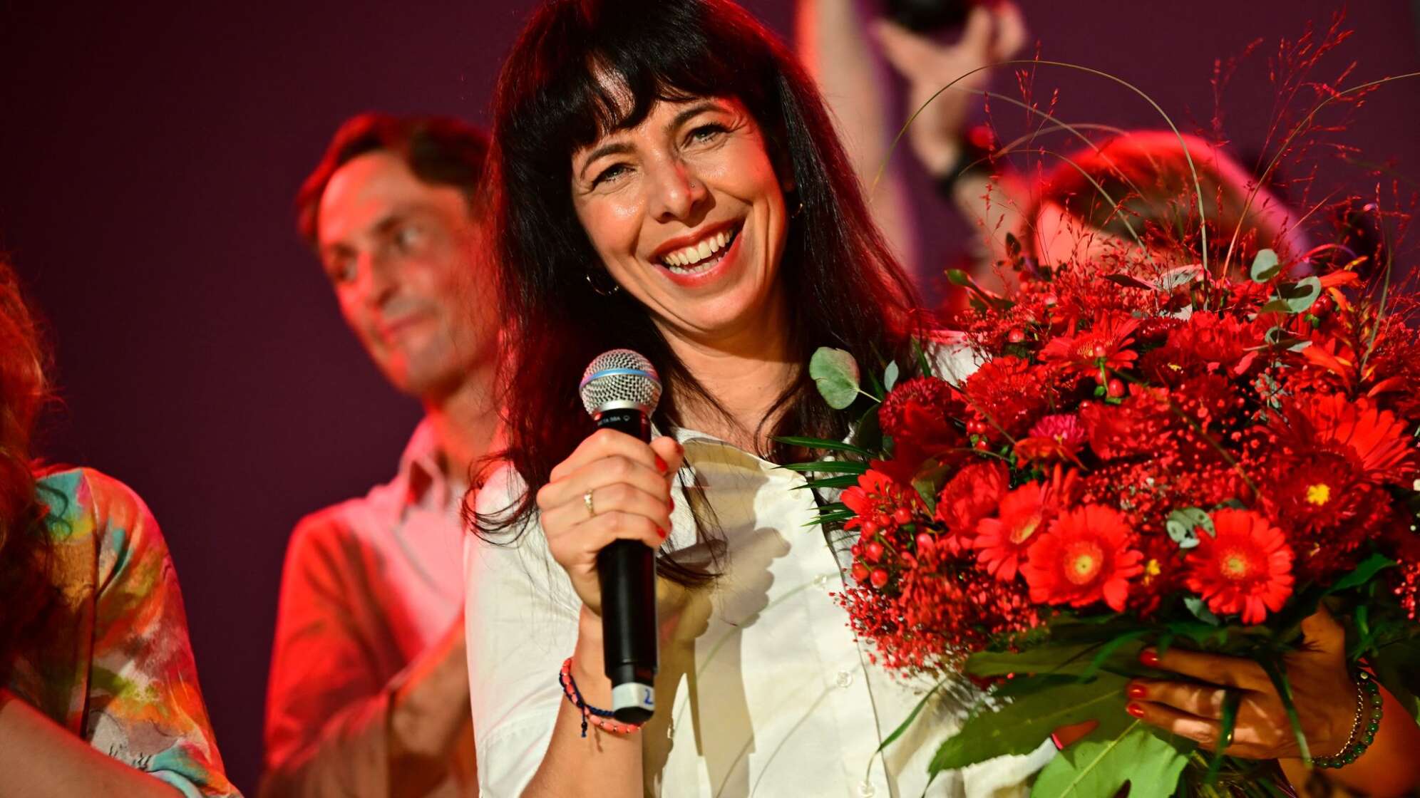 Abgeordnetenhaus-Wahl Berlin - Wahlparty Die Linke