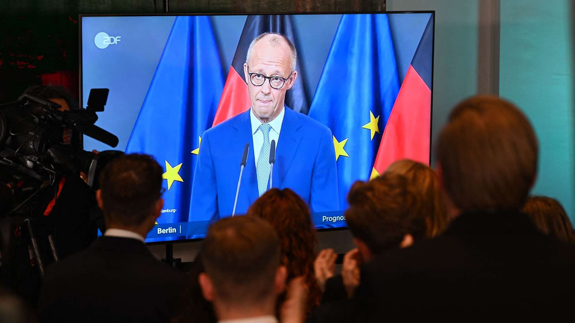 Abgeordnetenhaus-Wahl Berlin - Wahlparty CDU