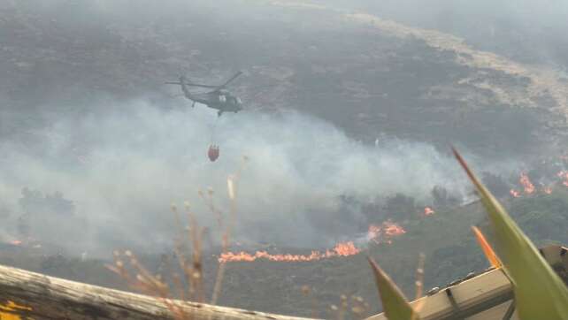 Kolumbien: Waldbrand bei Touristenort bedroht Naturreservat