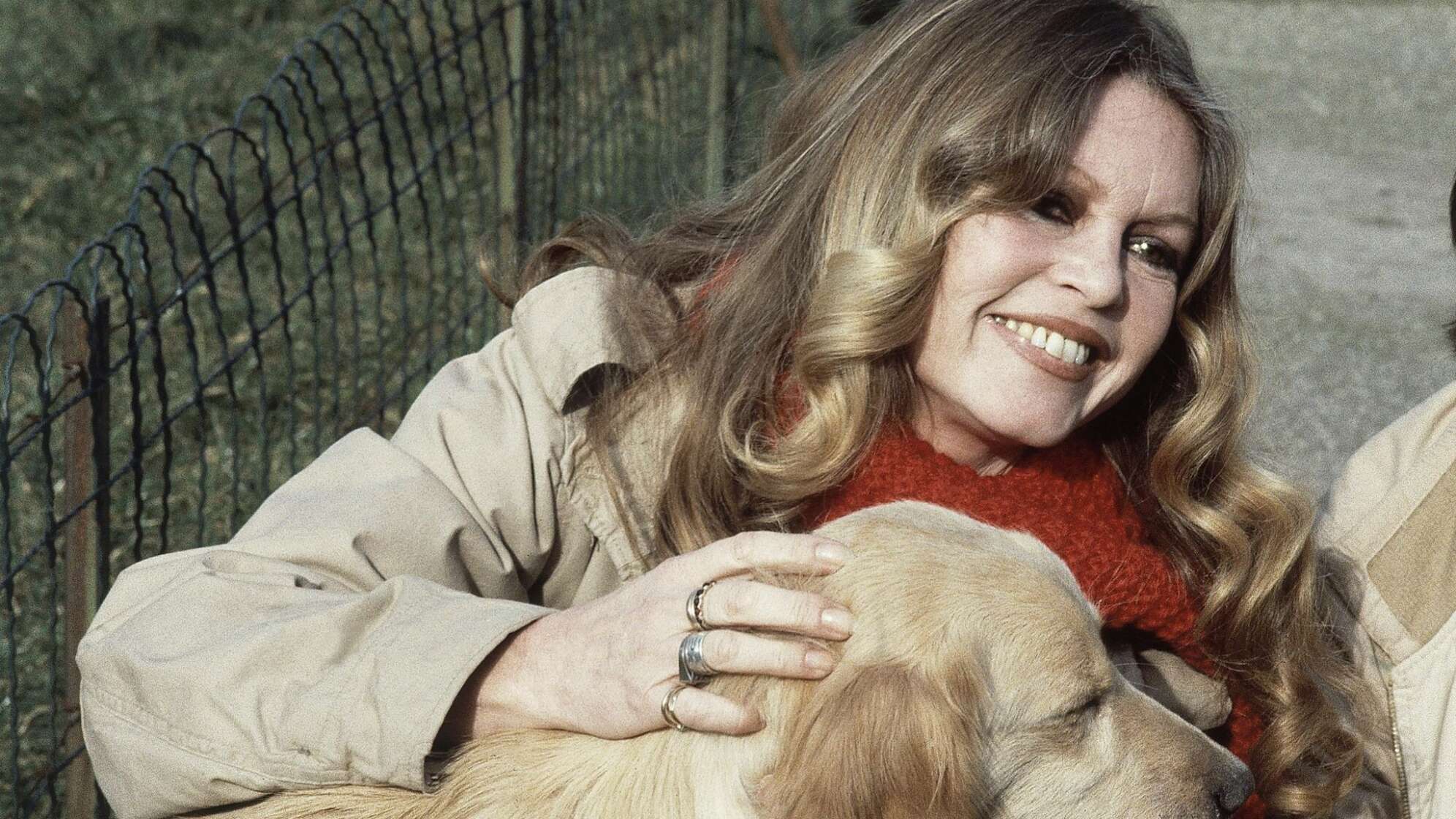 Brigitte Bardot mit Hund