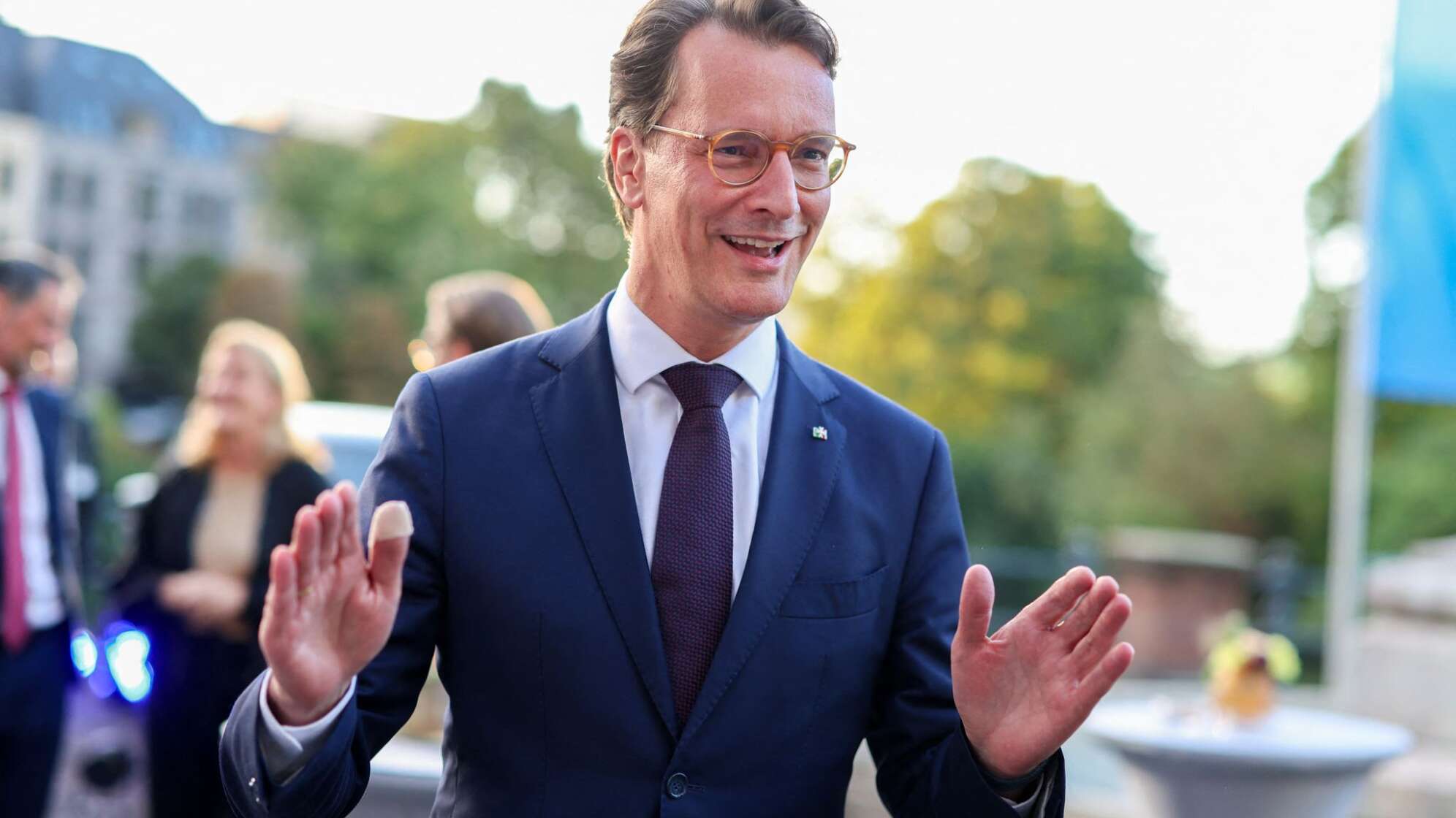 Ministerpräsident Wüst beim Ständehaus-Treff