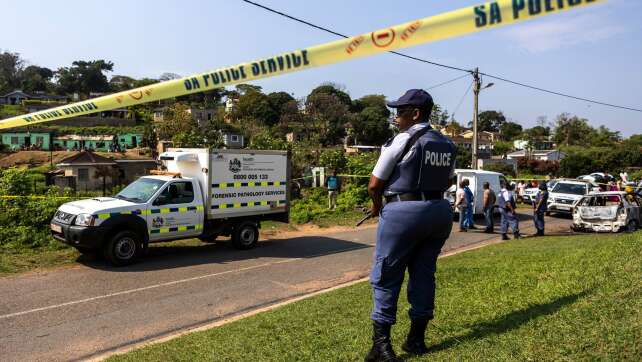 Elf Tote nach Schusswaffenangriff auf Feier in Südafrika