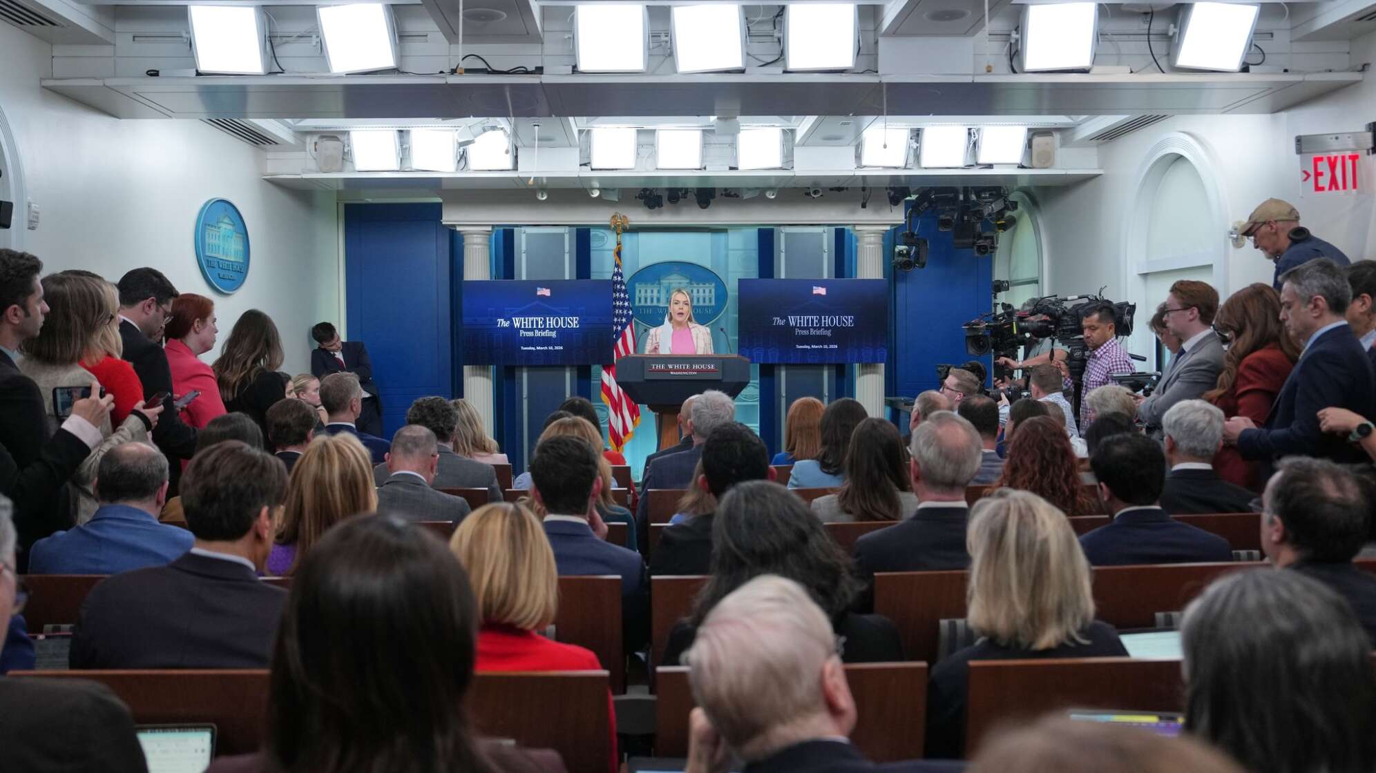 Pressekonferenz Weißes Haus