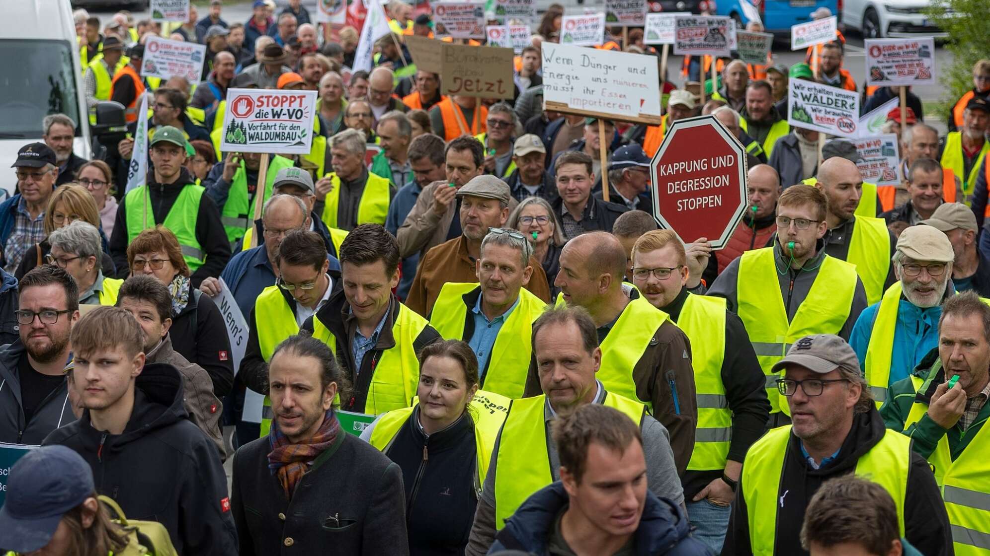 Proteste bei Konferenz von Agrarminister und Agrarsenat