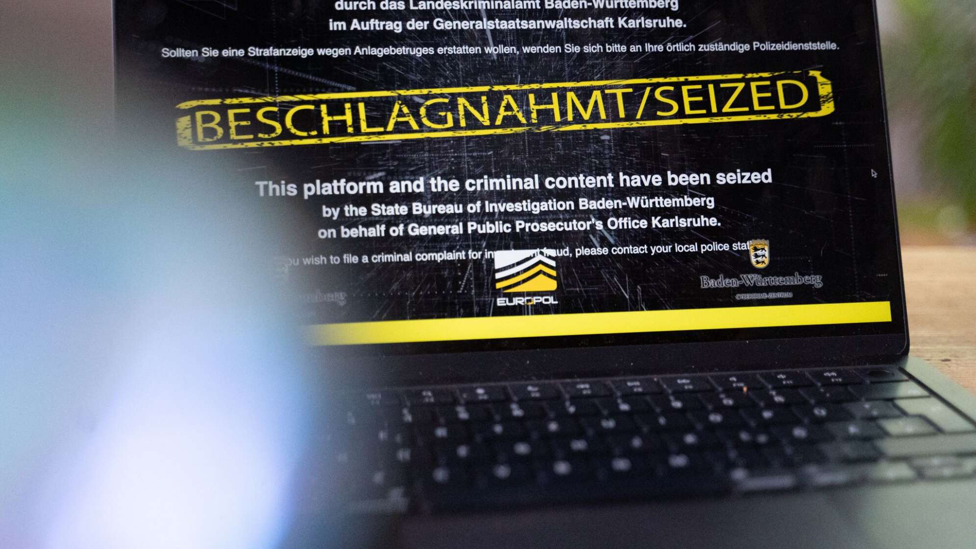 Betrugs-Websites beschlagnahmt