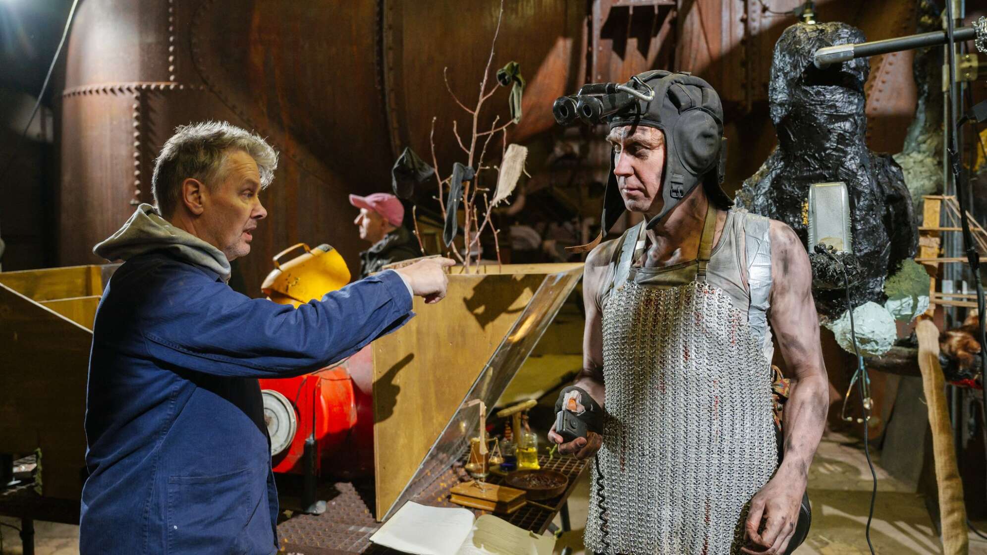Lars Eidinger dreht im Weltkulturerbe Völklinger Hütte