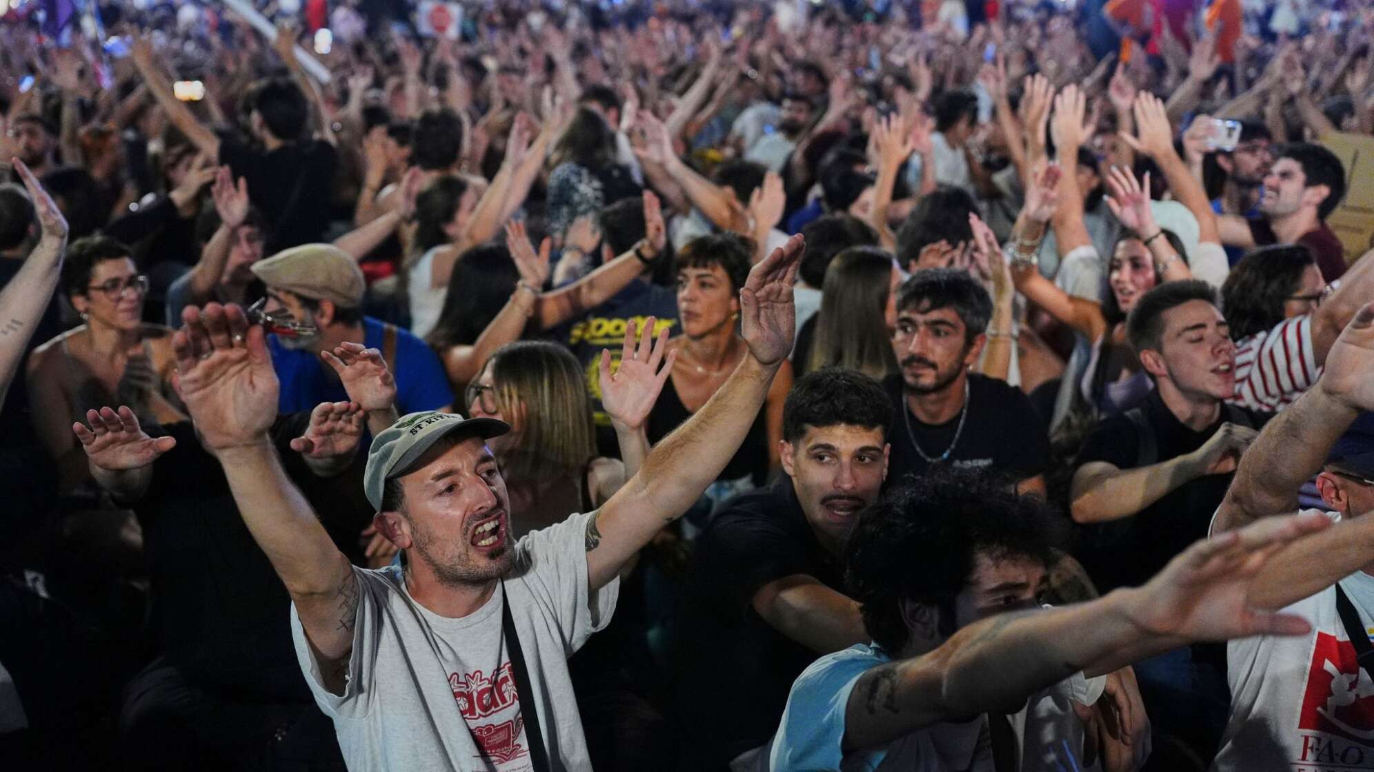 Protest in Madrid