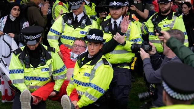Dutzende Festnahmen bei Demo für Palestine Action in England
