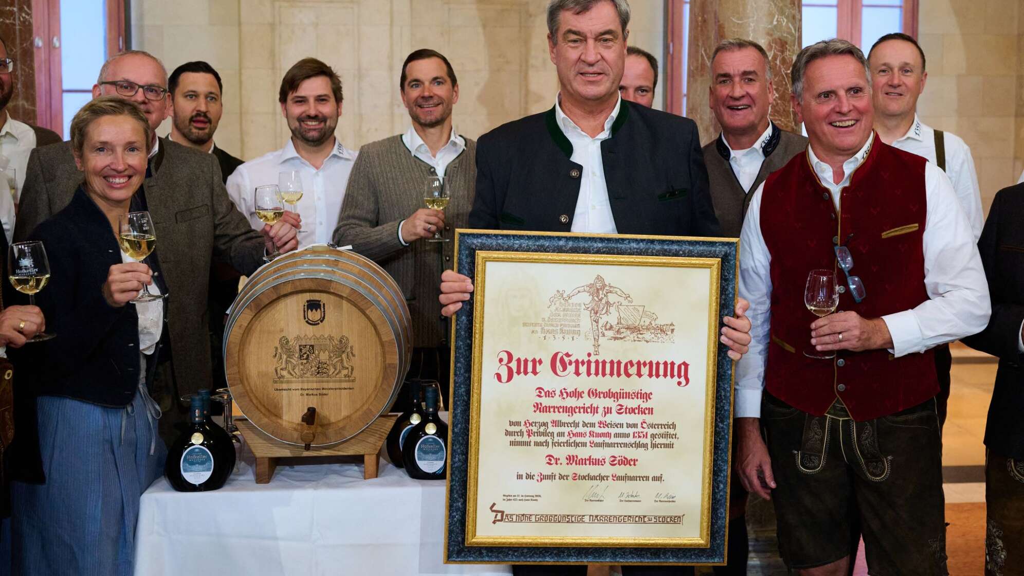Söder empfängt das Stockacher Narrengericht