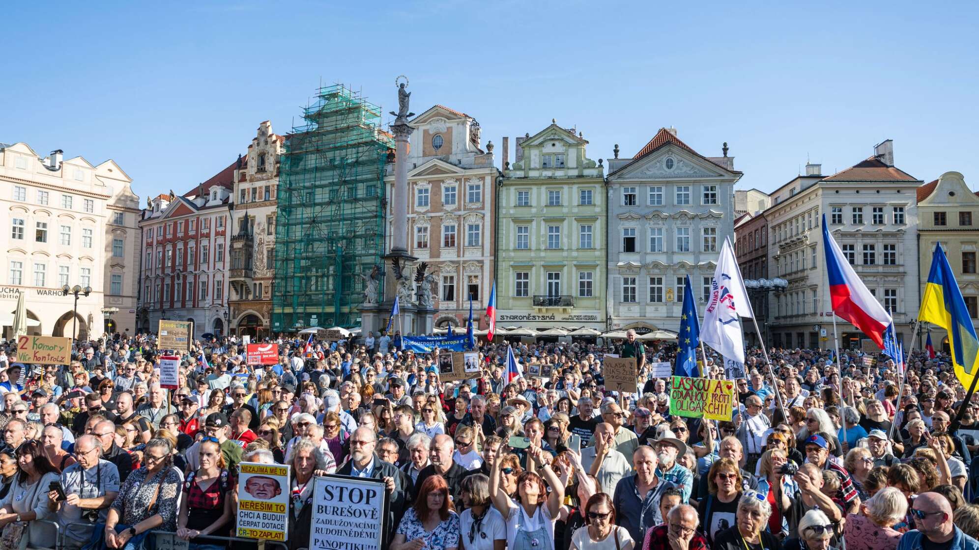 Proteste in Prag