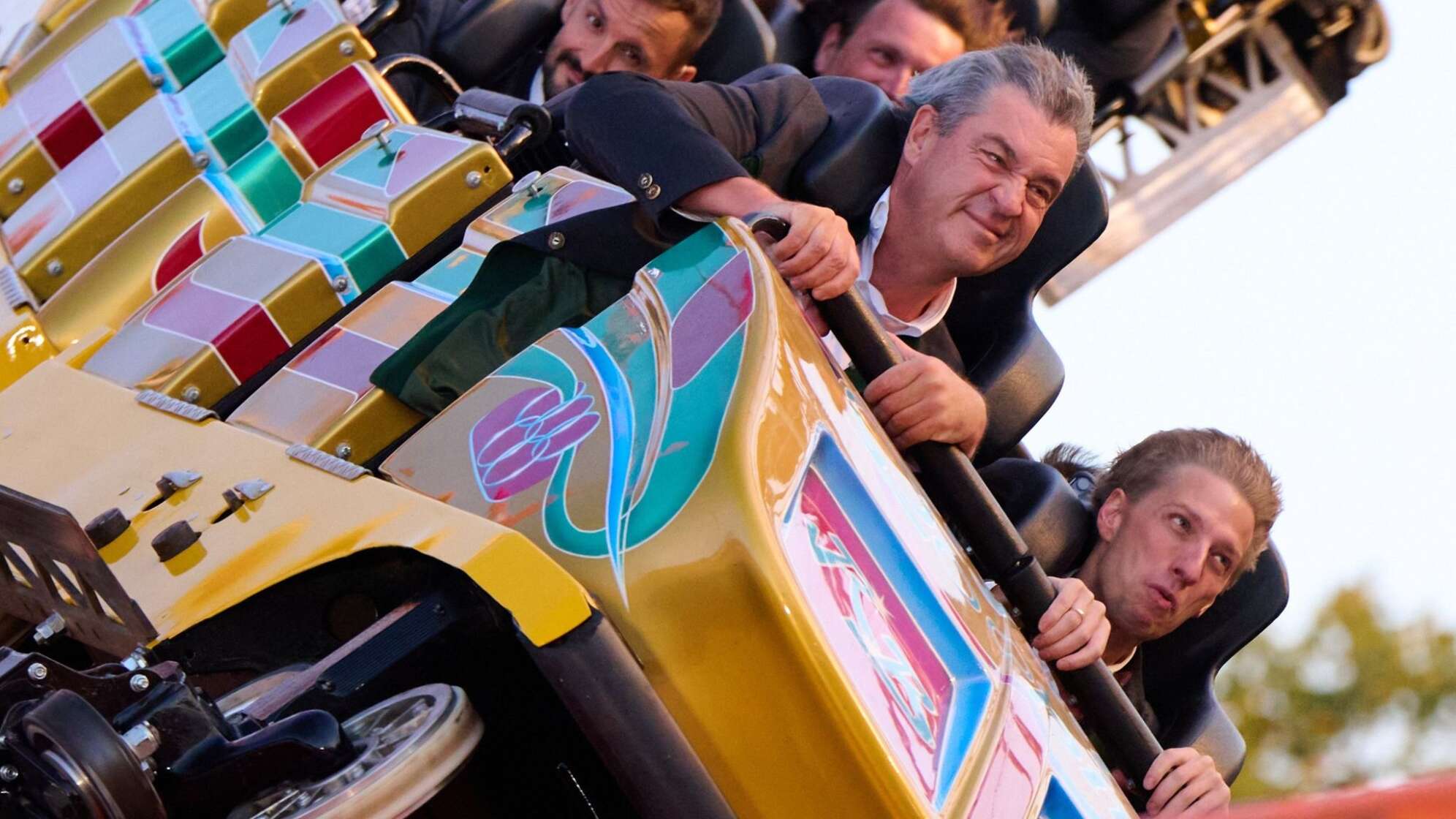 Söder und Krause fahren «Olympia Looping»