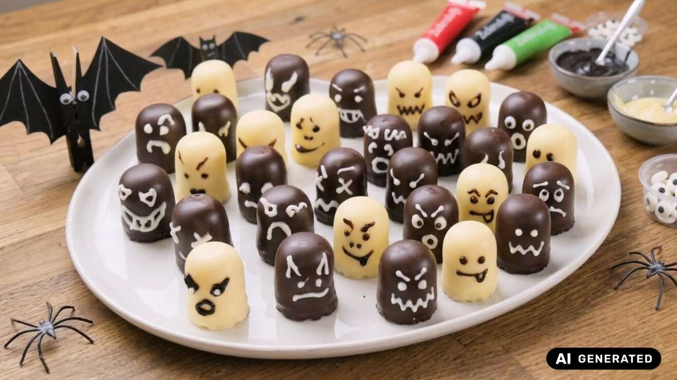 Schokokuss-Monster: Schneller Snack zum Verzieren