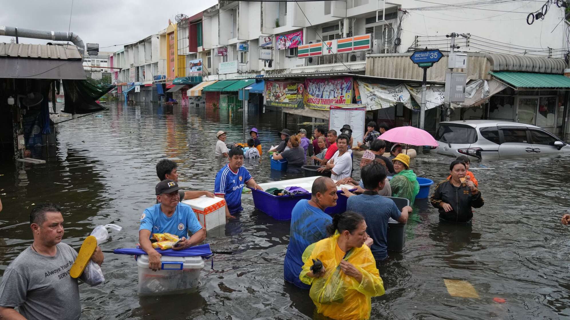 Überschwemmungen in Bangkok