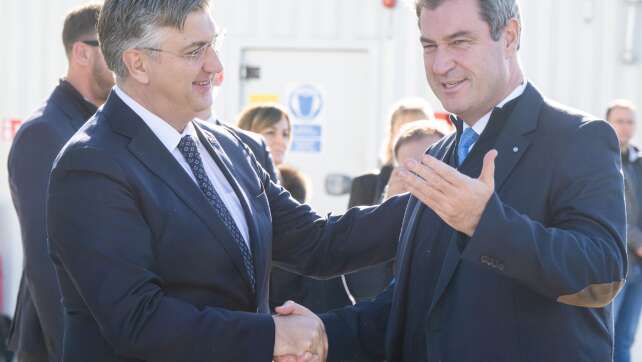 Söder reist nach Kroatien - Treffen mit dem Premier