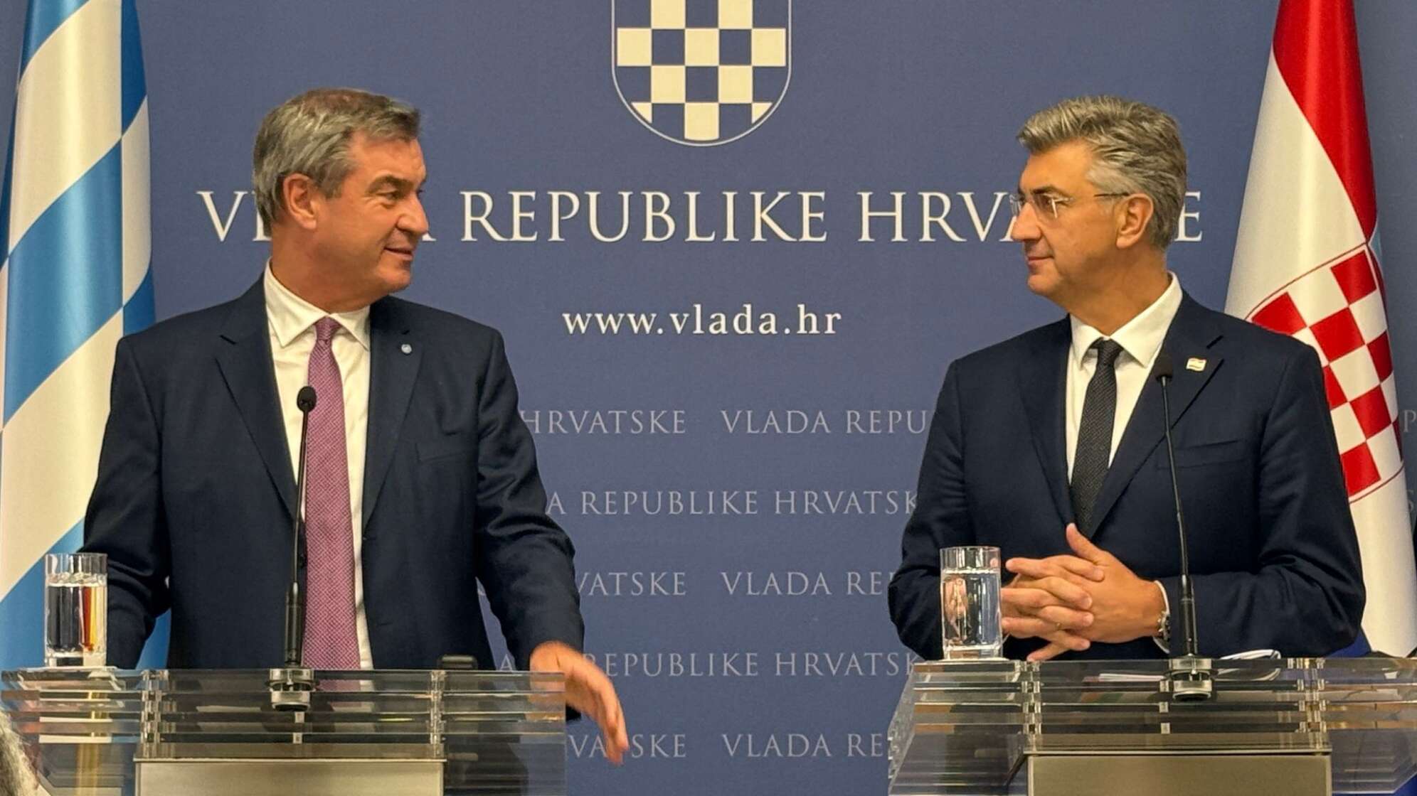 Ministerpräsident Söder in Kroatien
