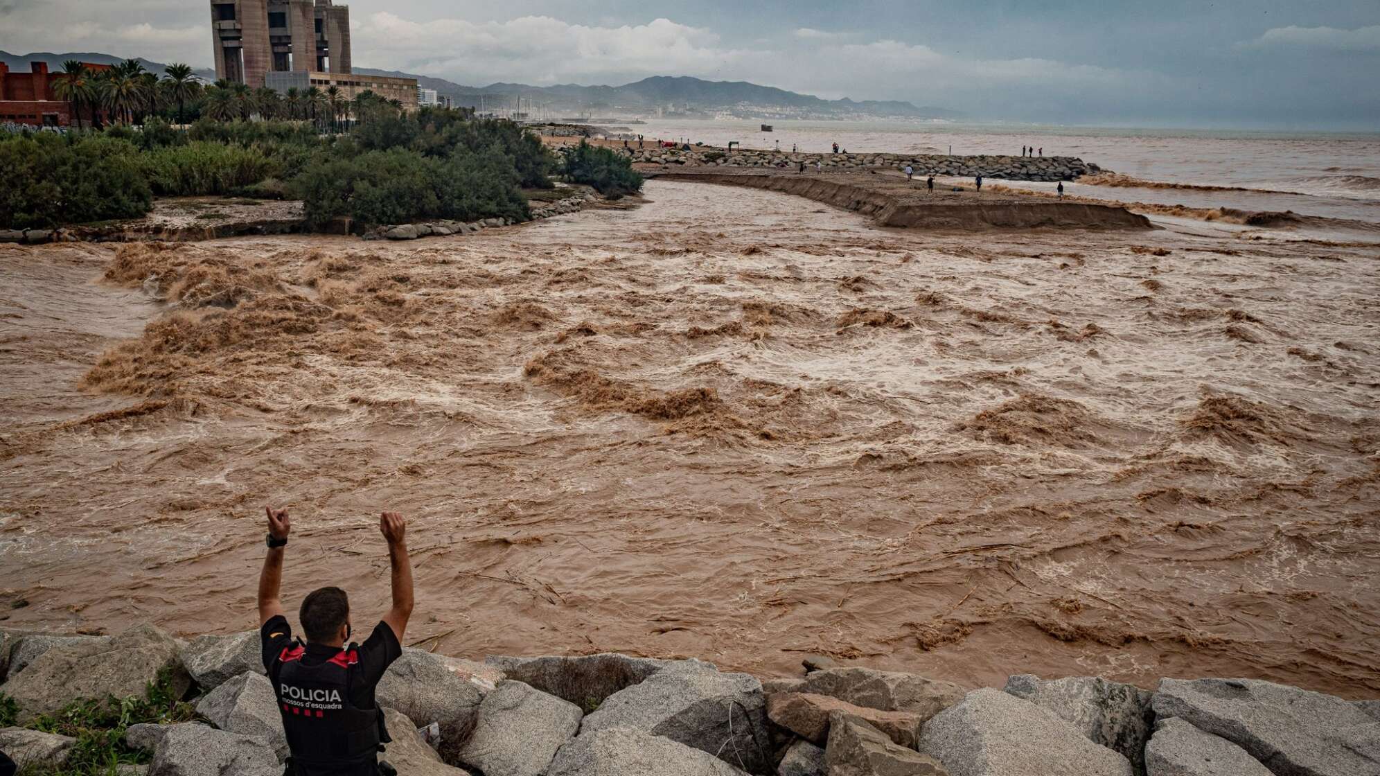 Unwetter in Spanien