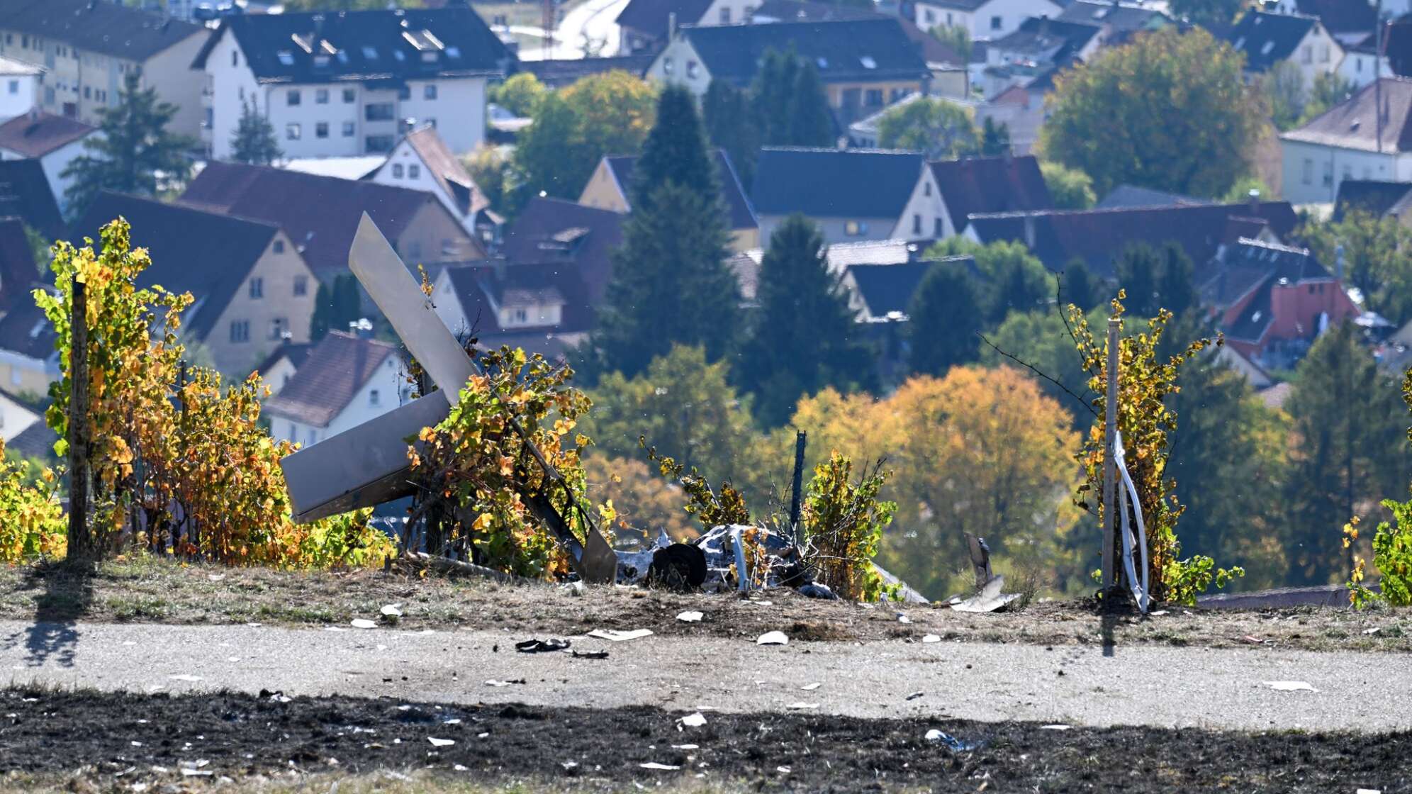 Kleinflugzeug im Landkreis Heilbronn abgestürzt
