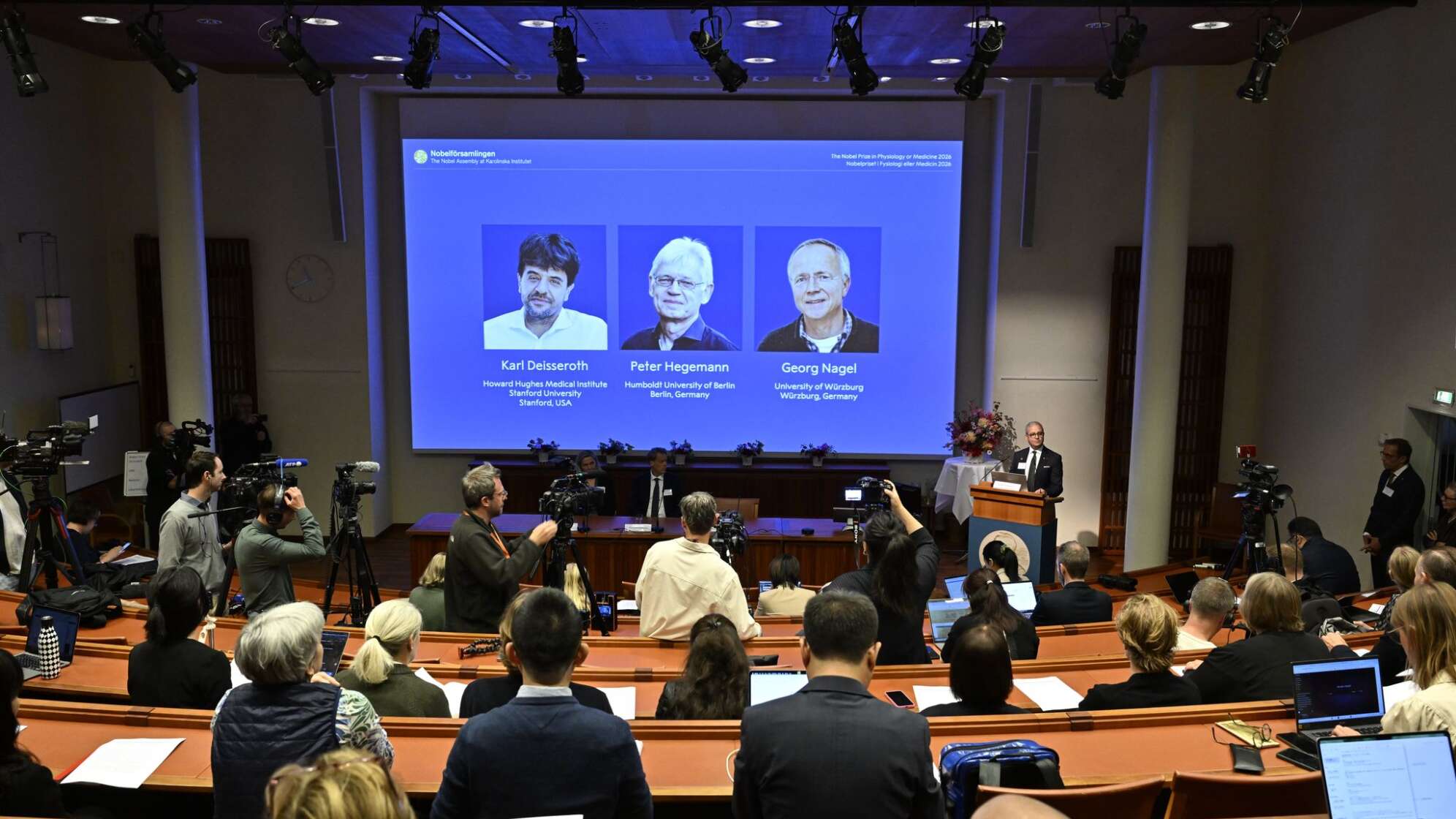 Bekanntgabe Nobelpreis - Physiologie oder Medizin