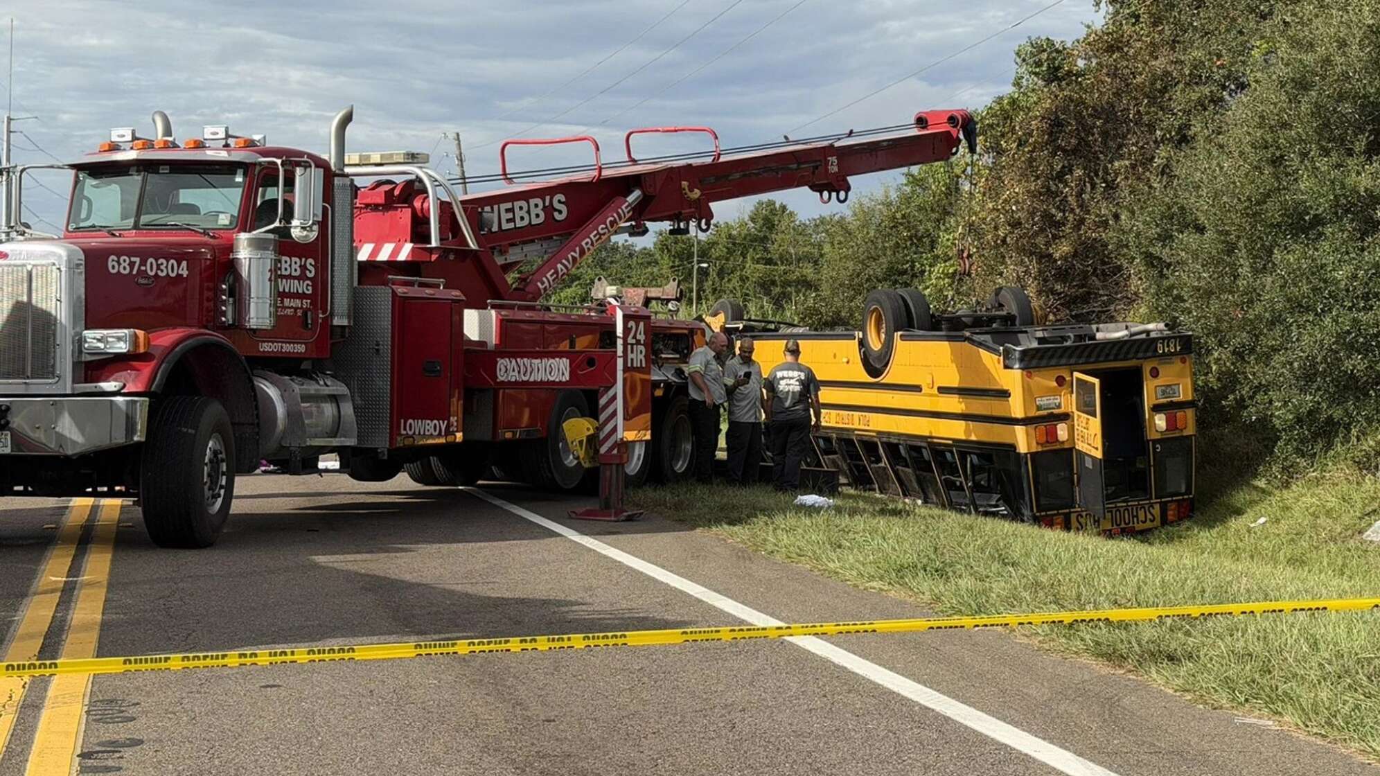 Schulbus-Unfall in Florida