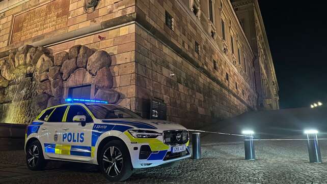 Polizeischüsse am Stockholmer Schloss - Mann verletzt