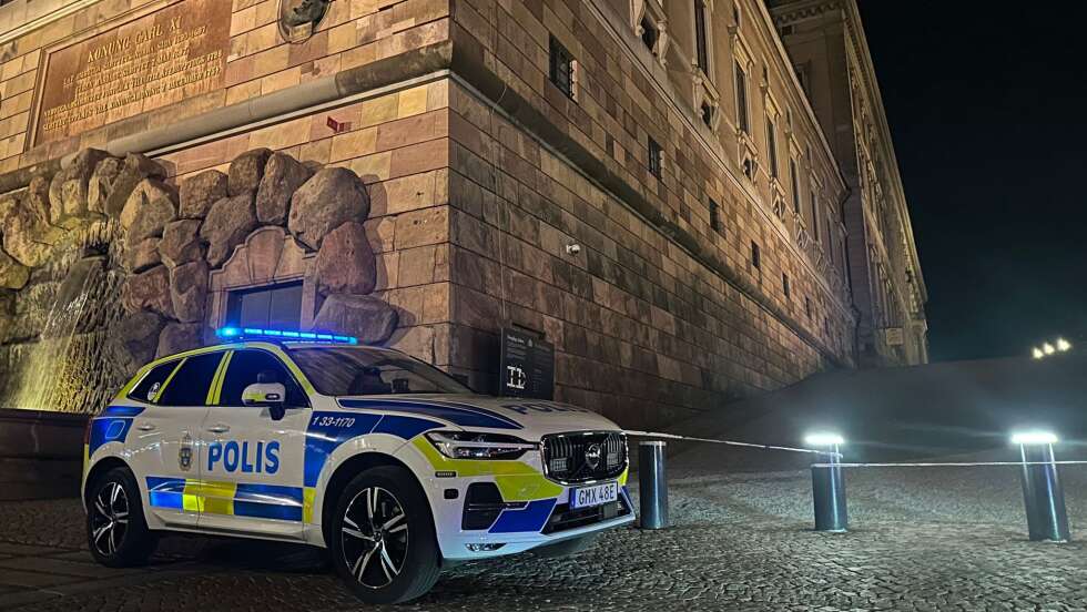 Polizeischüsse am Stockholmer Schloss - Mann verletzt