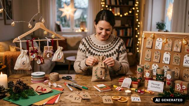 Adventskalender befüllen und basteln: Ideen für Kinder, Partner und Kollegen