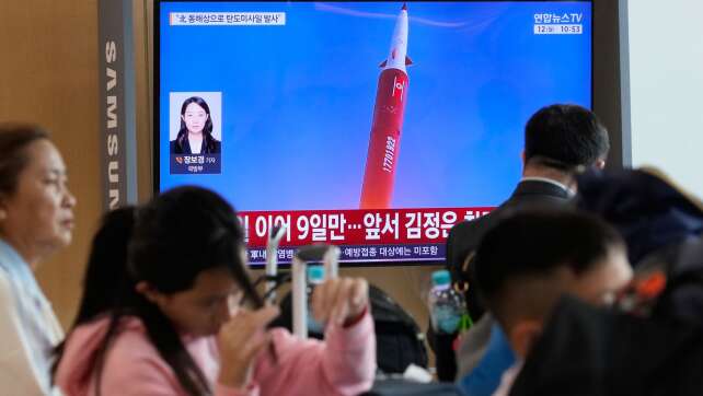 Südkorea: Nordkorea feuert erneut ballistische Raketen ab