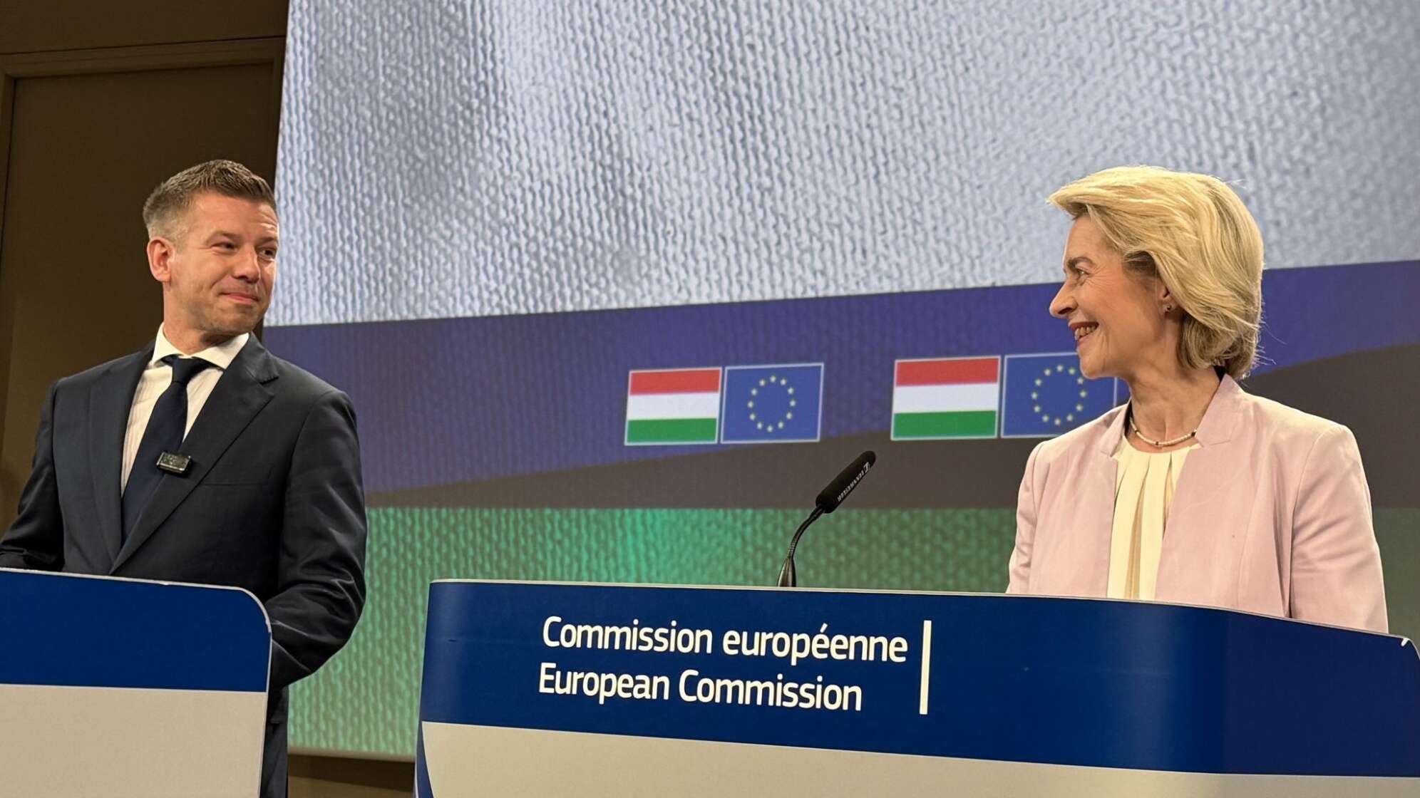 Péter Magyar zu Besuch in Brüssel