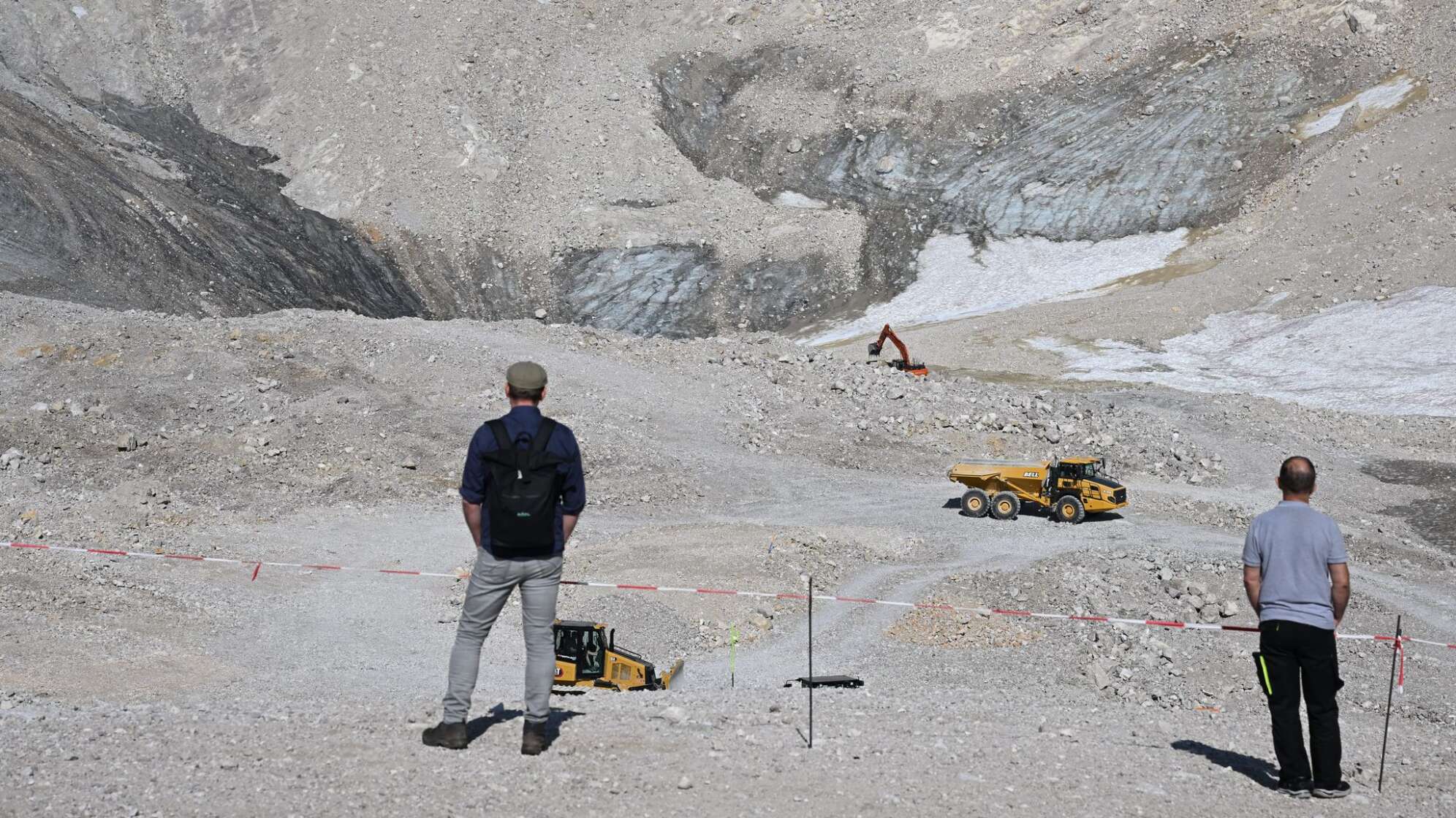 Hitze lässt Gletscher schrumpfen