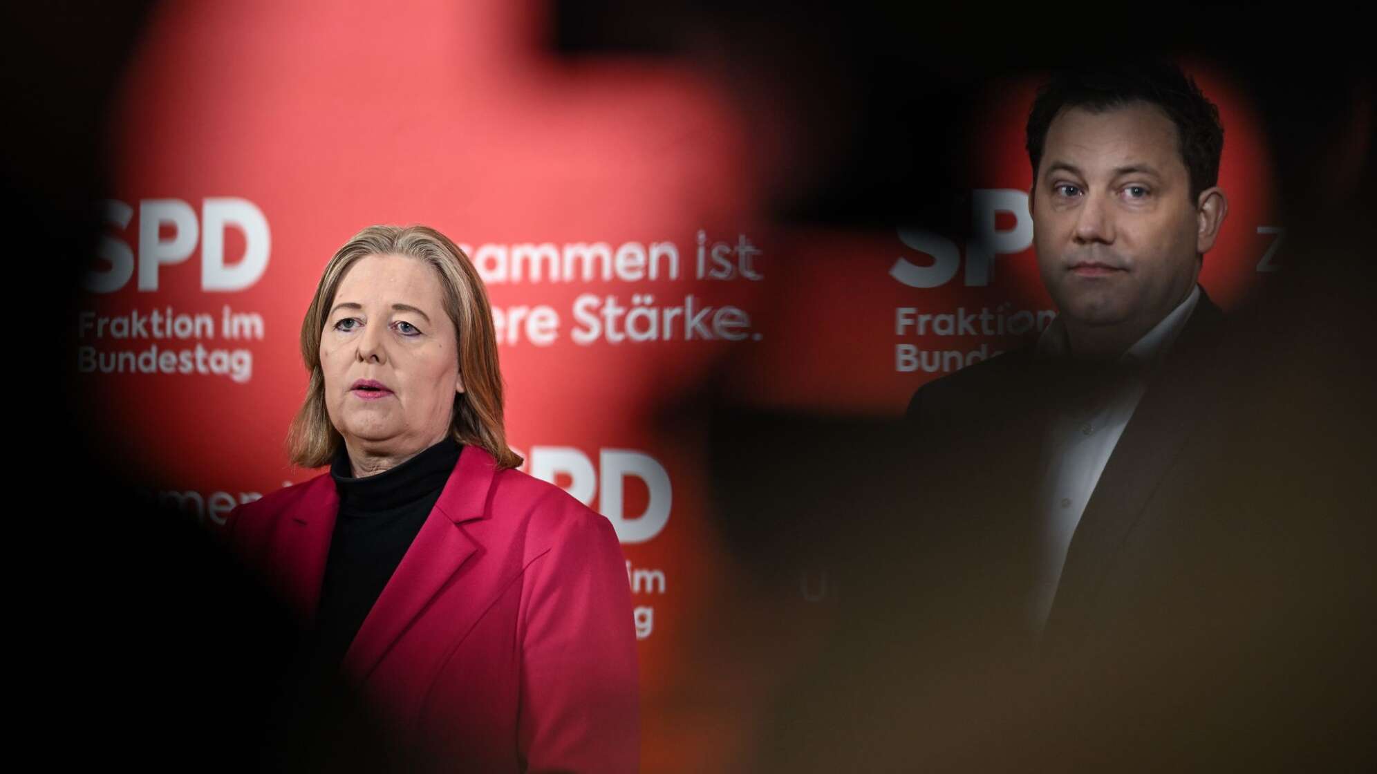 Die SPD-Parteichefs Bärbel Bas und Lars Klingbeil. (Archivbild)