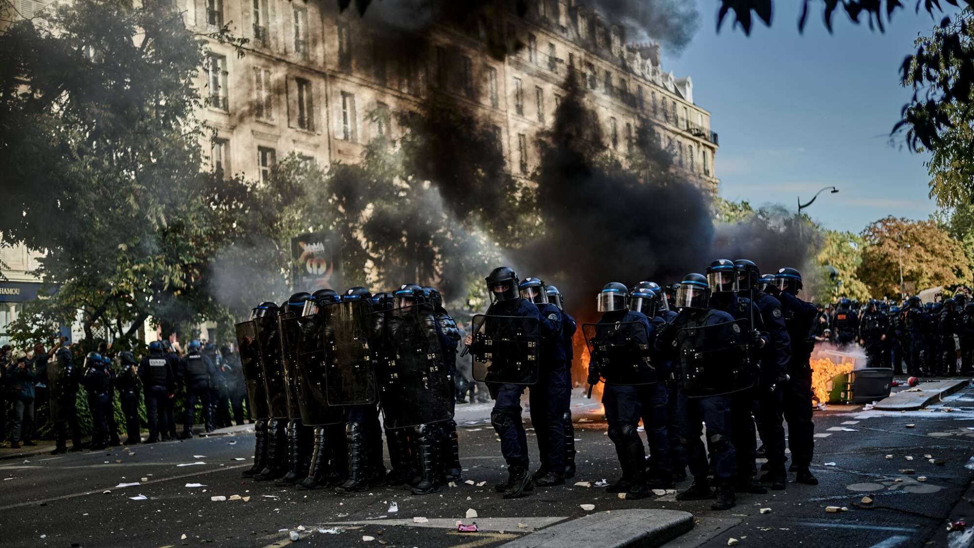 Schulproteste in Frankreich