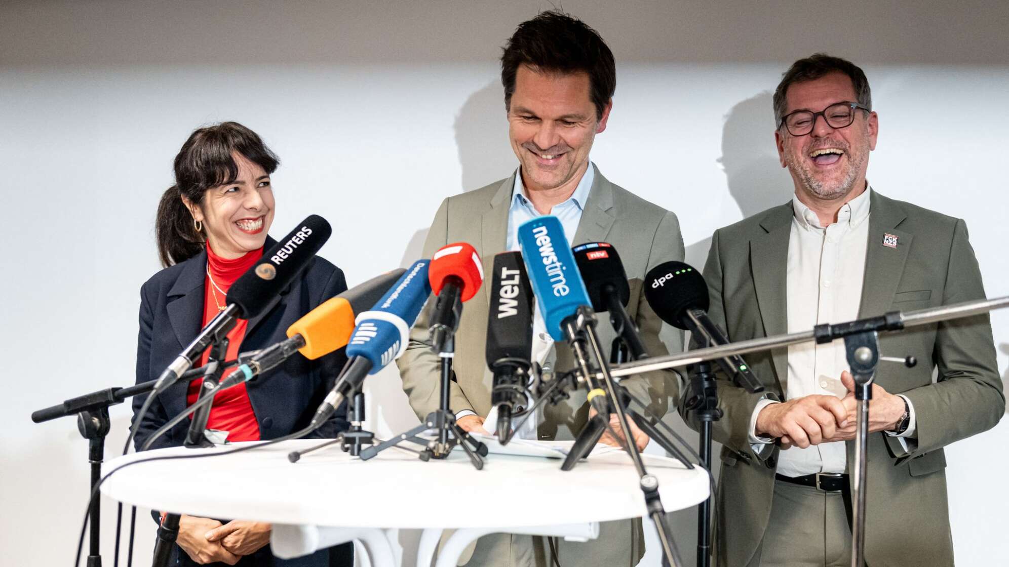 Pressekonferenz zu Sondierungsgesprächen Berlin