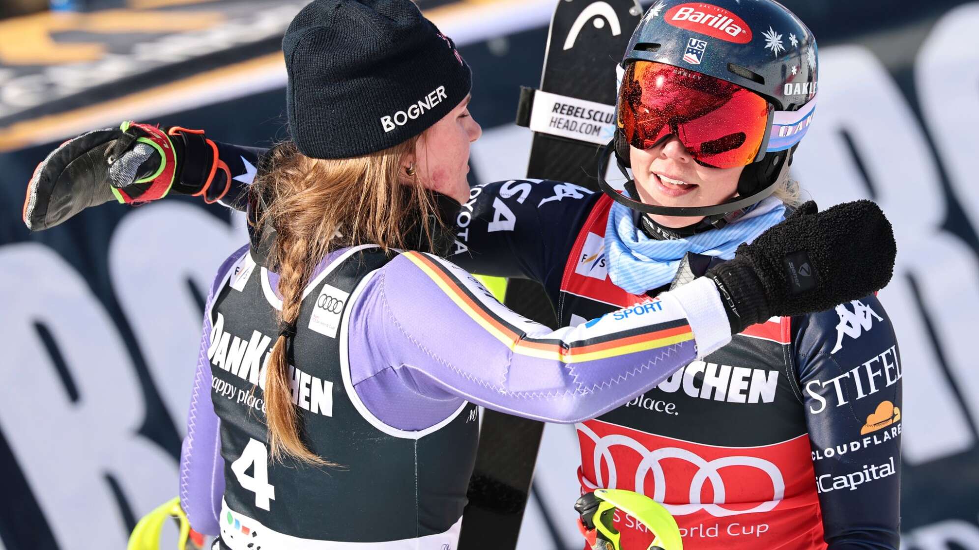 Emma Aicher, Mikaela Shiffrin