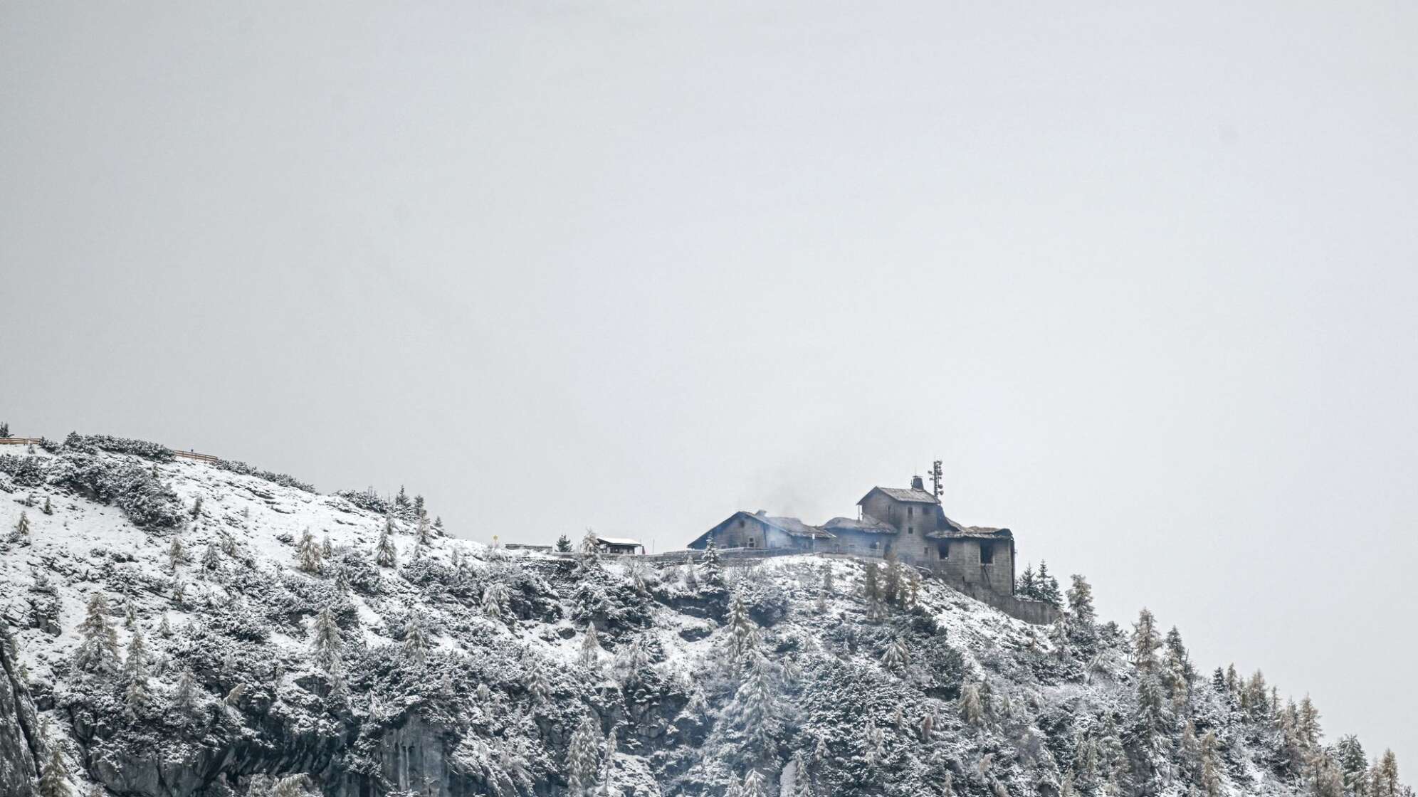 Kehlsteinhaus nach Großbrand schwer zerstört