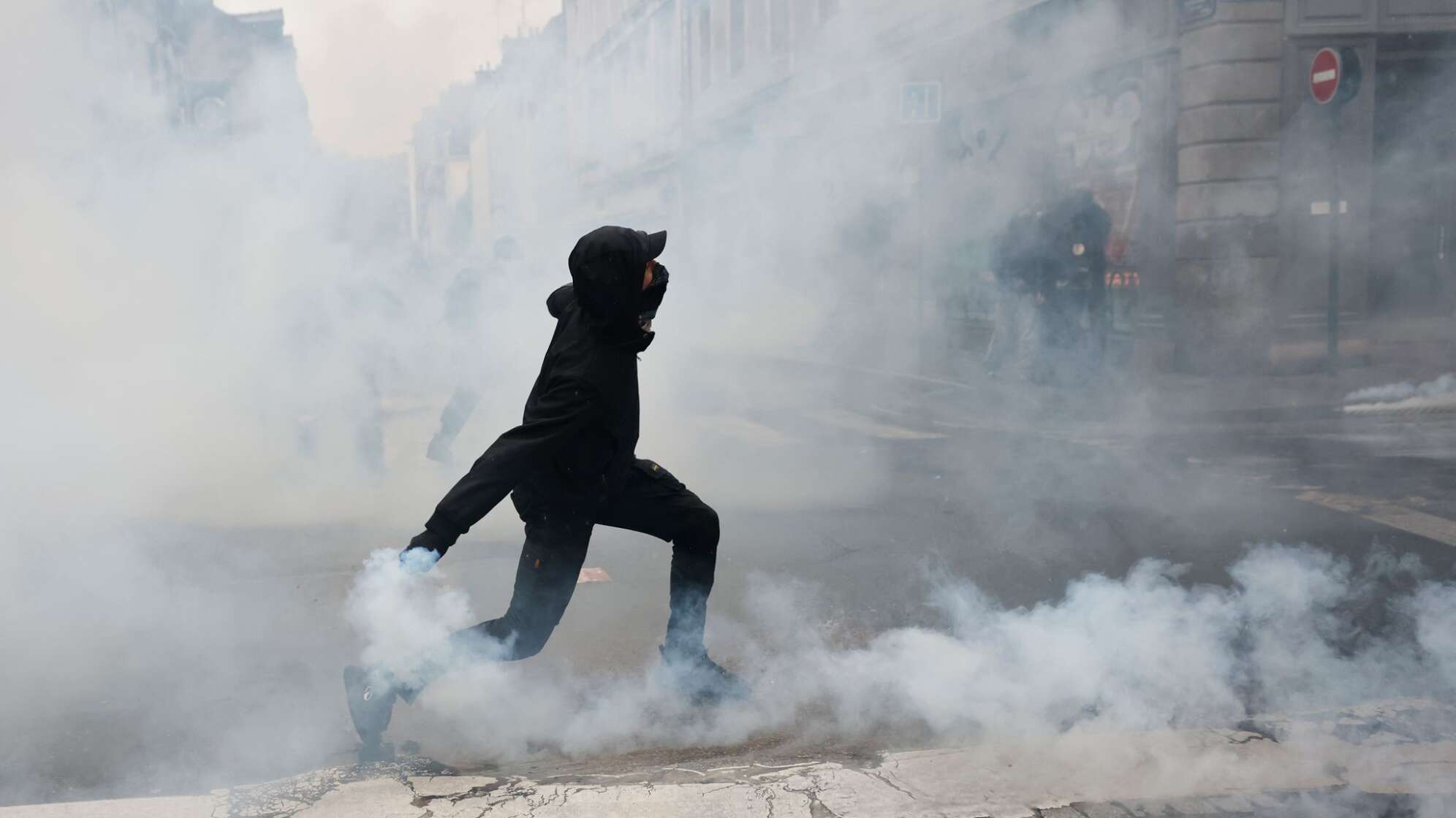Proteste in  Rennes
