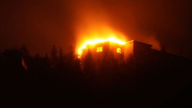 Feuer zerstört Kehlsteinhaus aus der Nazi-Zeit