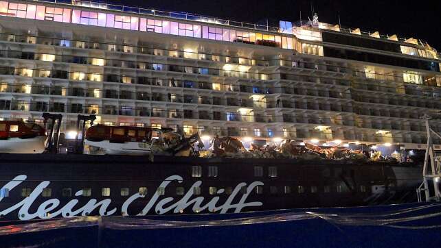 Windböe löste Unfall von Kreuzfahrtschiff aus