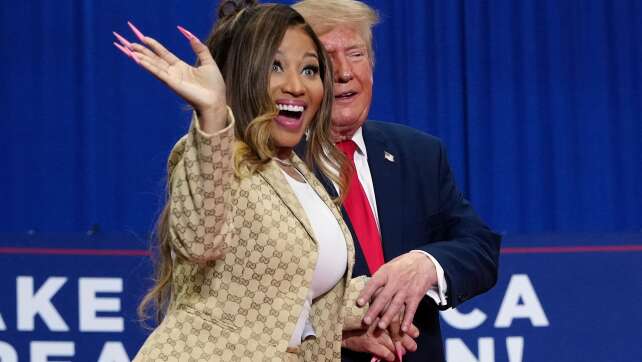 Rapperin Minaj auf Wahlkampftour - zweifelhaftes Trump-Lob