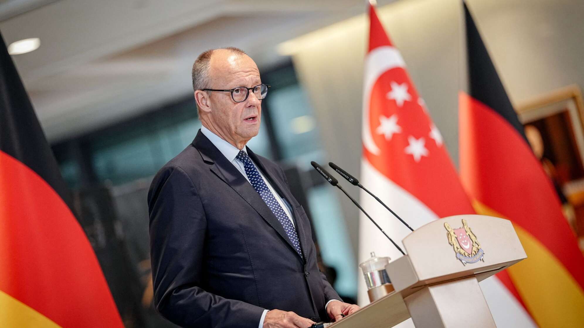 Bundeskanzler Merz in Singapur