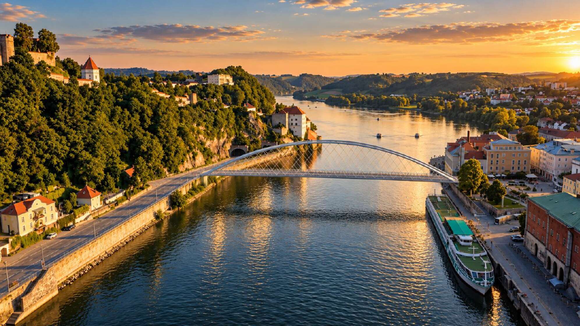 Hängebrücke Variante