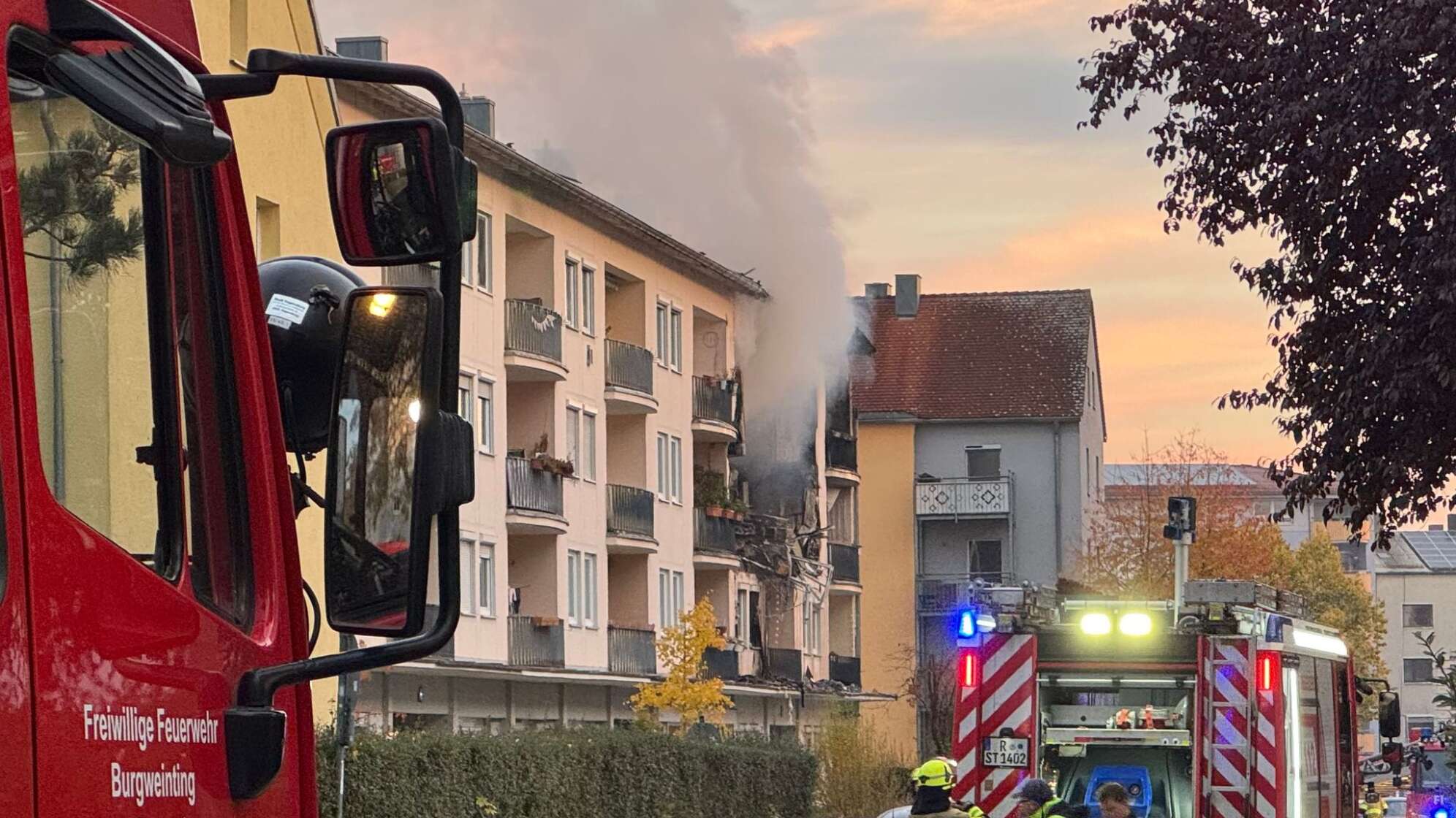 Brand in Regensburg