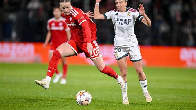 Königsklassen-Dämpfer für Bayern-Frauen: Nur 2:2 gegen Real
