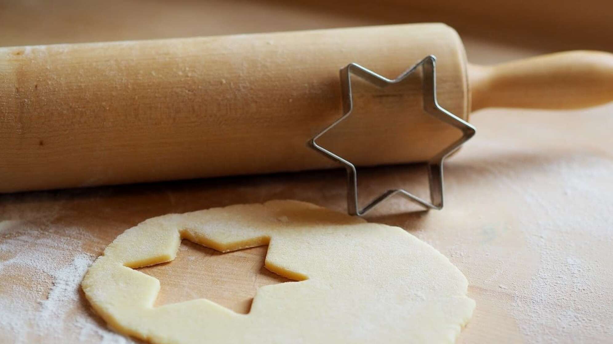 Ein ausgestochenes Plätzchen