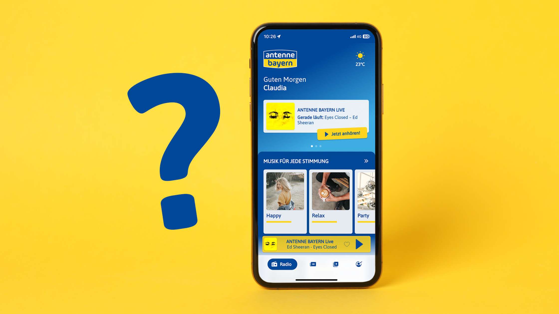 FAQ was ist neu in der ANTENNE BAYERN App