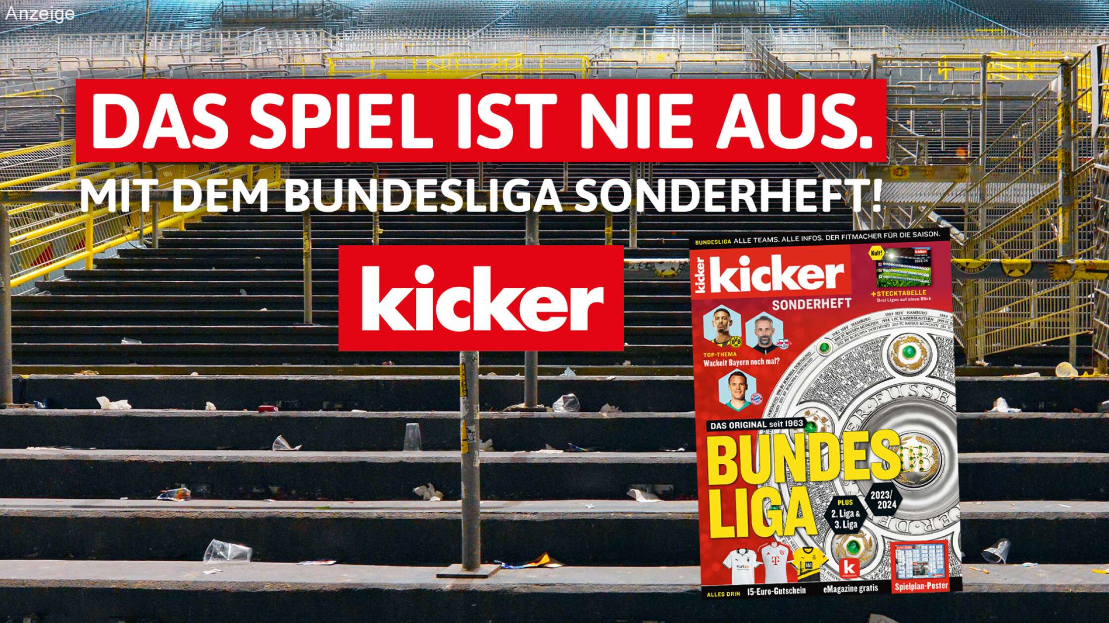 Das Spiel ist nie aus kicker Sonderheft Bundesliga 2023/24