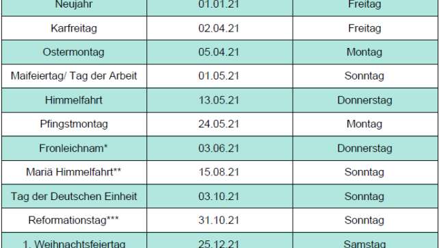 Urlaub 2021: So verdoppelt ihr eure freien Tage