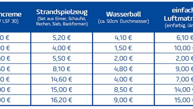 Mitnehmen oder vor Ort kaufen? 5 Must-have-Produkte für den Urlaub im Preis-Check