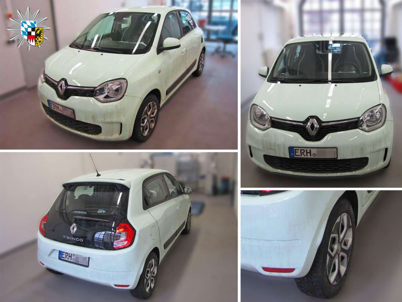 Der gesuchte Renault Twingo.