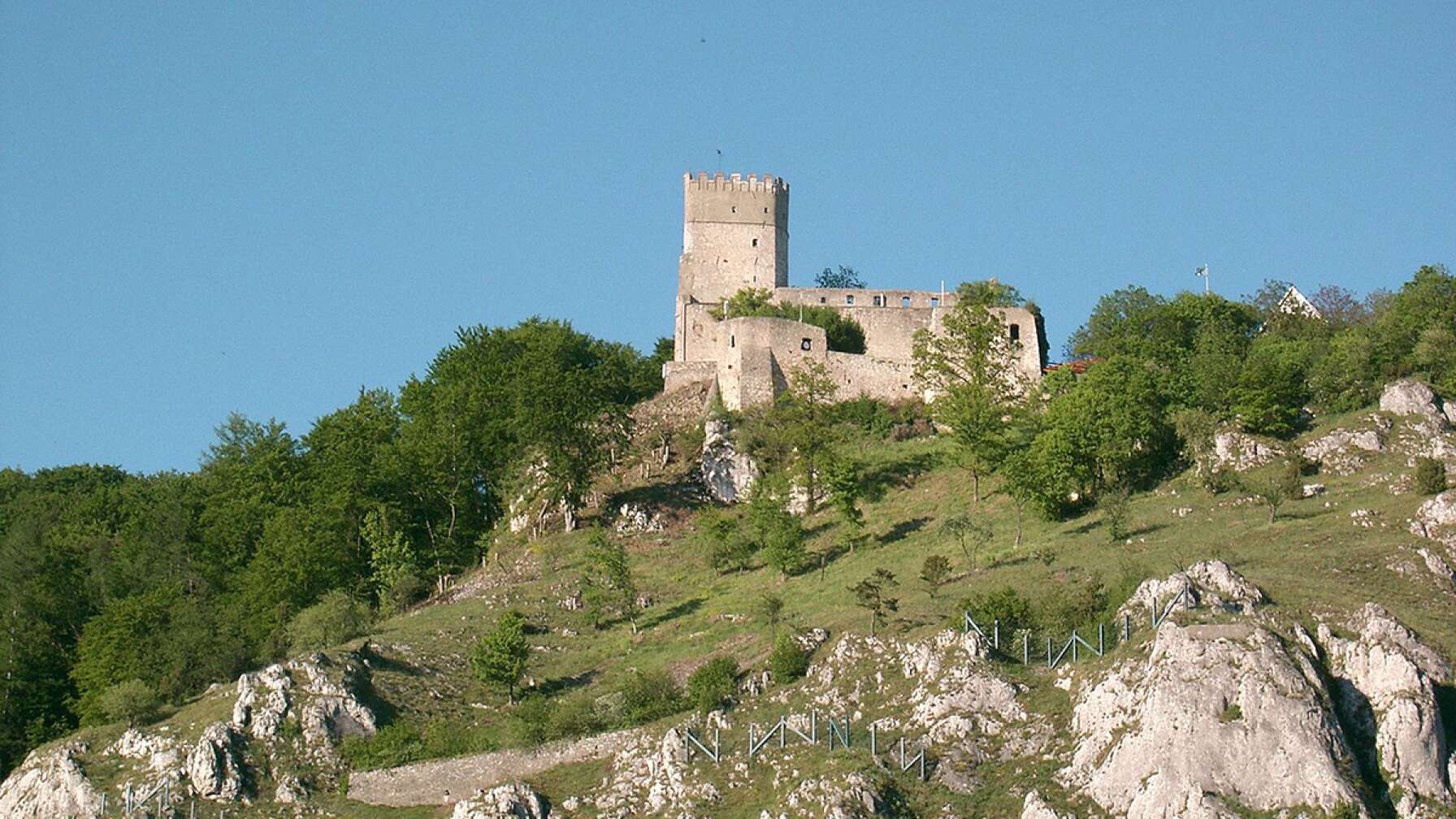 Burgruine Randeck oberhalb von Essing